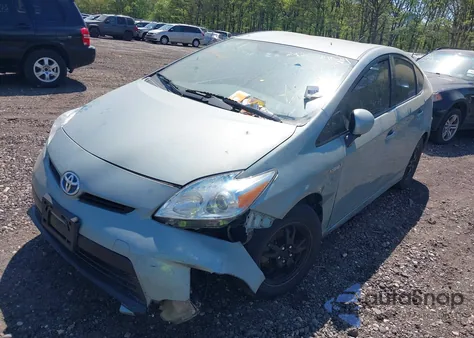 2014 Toyota Prius Two из США, поврежденный, VIN JTDKN3DU9E1768053